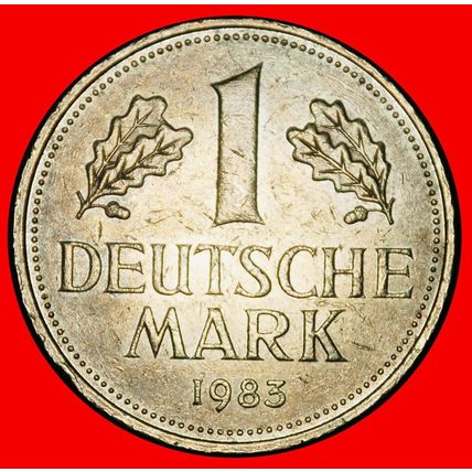 Ⰶ NOT COMMUNIST (1950-2001): GERMANY ★1 MARK 1983J II2+D+r2★LOW START★NO RESERVE