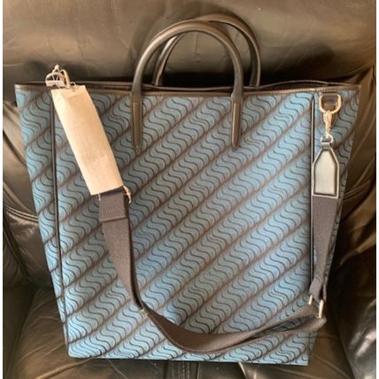 SMYTHSON OF BOND STREET Iconic Frank Smythson Letter S Large Tote Bag (RARE)