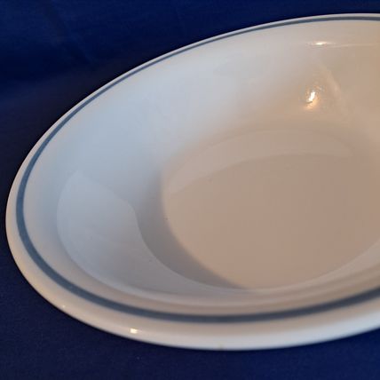 Vintage Corelle SUNSATIONS SOUP BOWL Large 7 1/4" Cereal Blue Line