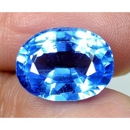 8.30 Ct Natural Brazilian Blue Aquamarine Oval Loose Gemstone