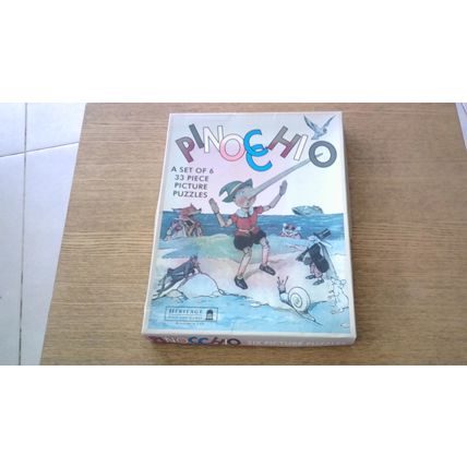 PINOCCHIO Jigsaw Puzzles (6 x 33 Large Pieces) Heritage Toys & Games (2008)