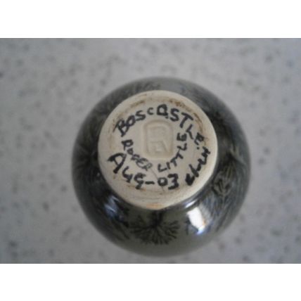 Miniature Boscastle Pottery Cornish Mochaware Vase