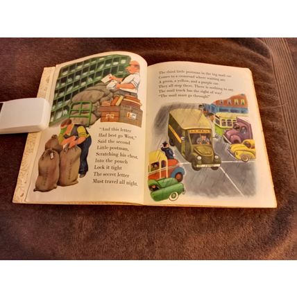 Little Golden Book Seven Little Postmen By Margret W Brown (C) Fine 6.5 1971