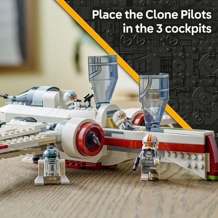 LEGO Star Wars: Revenge of the Sith ARC-170 Starfighter Spaceship Building Toy -