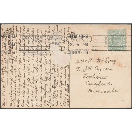Esholt & District, Yorkshire, 1911 - Jay Em Jay Postcard