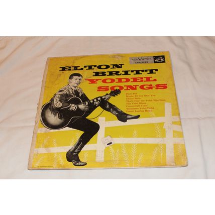 Elton Britt 10" LP with Original Cover-YODEL SONGS MONO