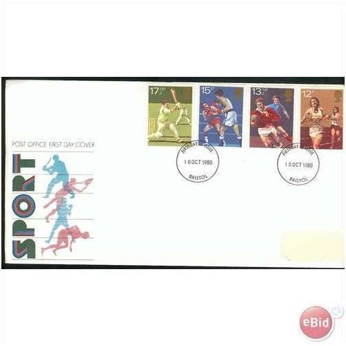 GB FDC 1980 - Sport - Bristol
