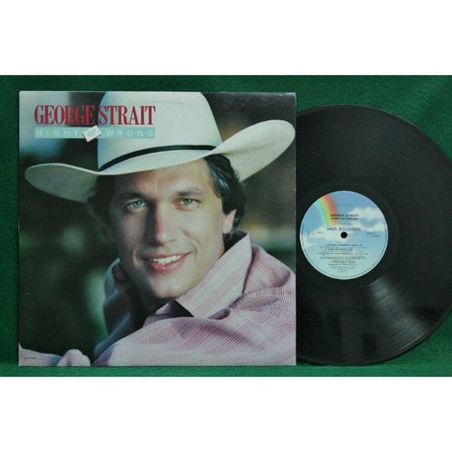 George Strait - Right Or Wrong - MCA 5450 - EX+