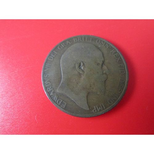 1907 EDWARD VII ONE PENNY FREE POST. AF