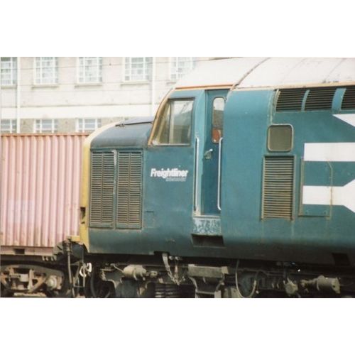 Railway Photo BR Class 37 37358 P&O Containers Stratford Diesel Loco 1