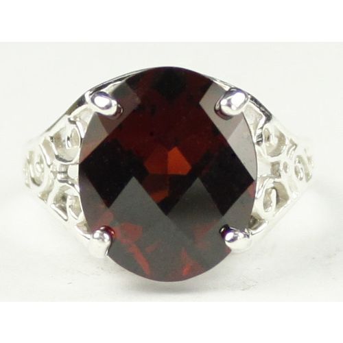 Mozambique Garnet, 925 Sterling Silver Ladies Ring, SR057