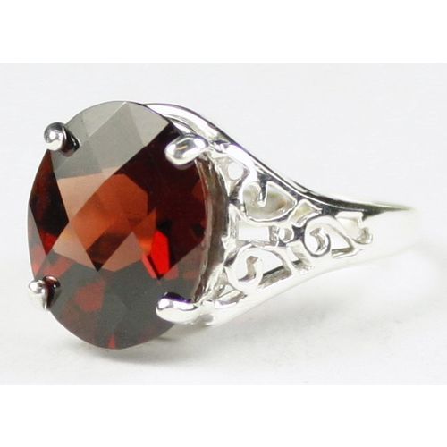 Mozambique Garnet, 925 Sterling Silver Ladies Ring, SR057