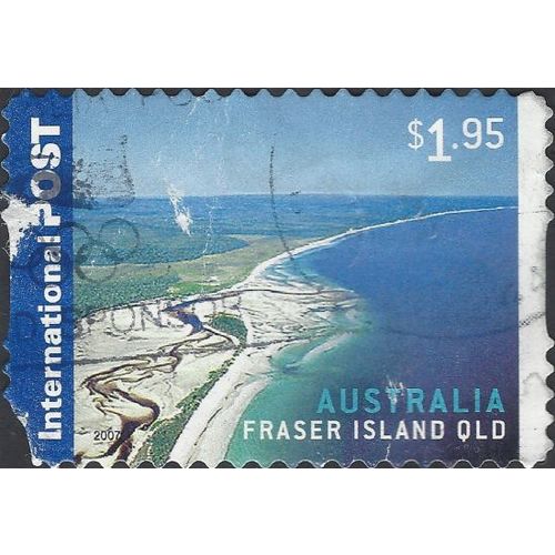 AUSTRALIA, Fraser Island Queensland s/a, blue 2007, $1.95