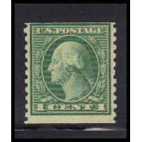 490 1c George Washington Barely Clears MNH K3770