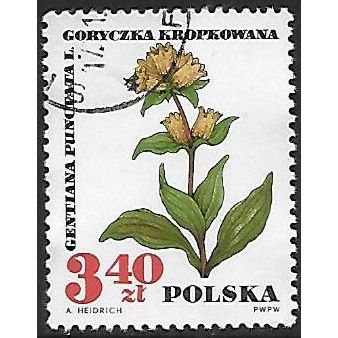 Mi 1772: 3 Zl. 40 multicoloured Protected Plants: Spotted Gentian