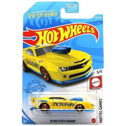 Hot Wheels - '10 Pro Stock Camaro: '21 Mattel Games #5/5 - #149/250 *Pictionary*