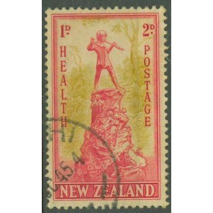 NEW ZEALAND - 1945 Health Stamps - 2d + 1d carmine and buff - FU