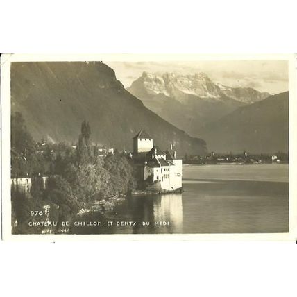 Switzerland CHATEAU DE CHILLON Postcard (Sartori 976)