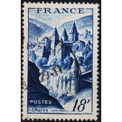France.1947 18f S.G.1022 Used