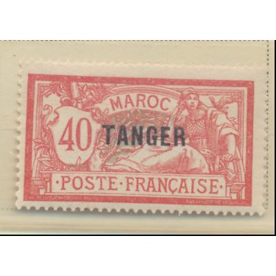 French Morocco Stamp Scott #87, Mint Hinged