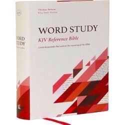 Kjv, Word Study Reference Bible, Hardcover, Red Letter, Thumb Indexed, Comfort P