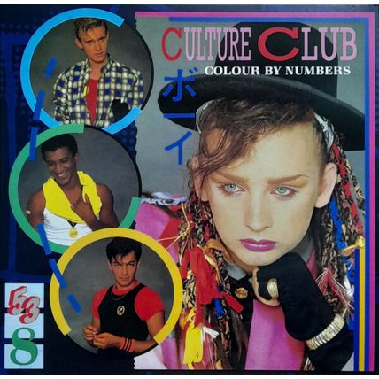 CULTURE CLUB COLOUR BY NUMBERS - LIGHT BLUE VINYL LP " NEW, SEALED "