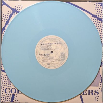 CULTURE CLUB COLOUR BY NUMBERS - LIGHT BLUE VINYL LP " NEW, SEALED "