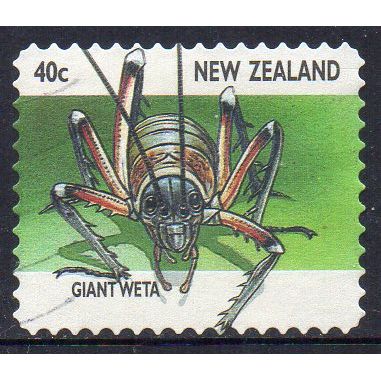 New Zealand 1997 Creepy Crawlies - Giant Weta 40c Used