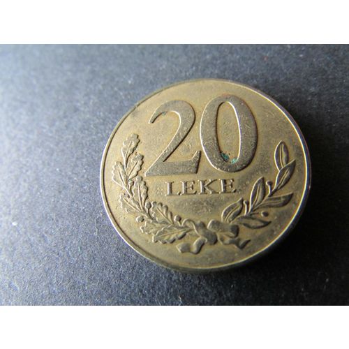 1996 ALBANIA TWENTY LEKE FREE POST. AT