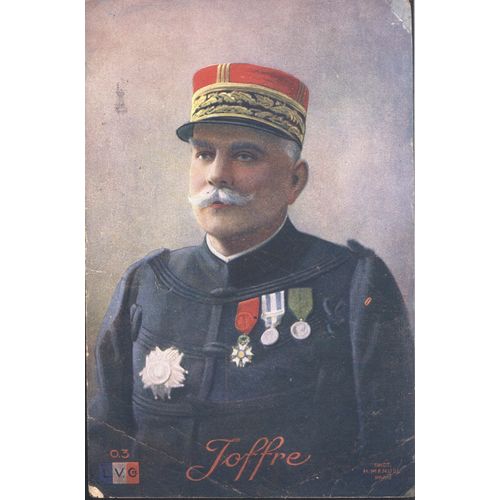 Antique France PC 1918 - Toffre - decorated soldier