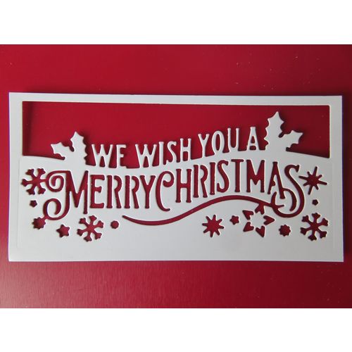 6 x Tonic Die Cuts We Wish You A Merry Christmas