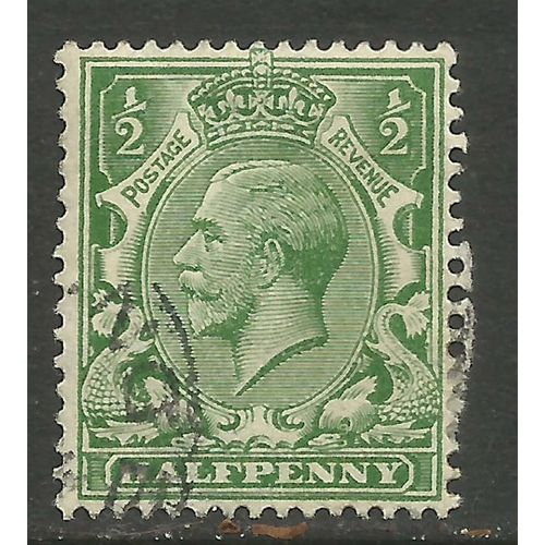 GB 1912 - 24 KGV 1/2d Green SG 351 Wmk 100 ( L170 )