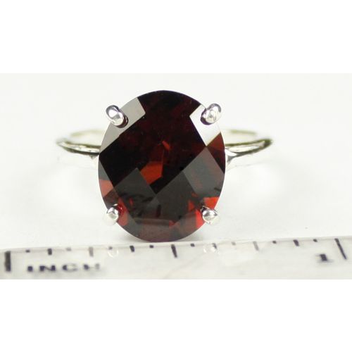 Mozambique Garnet, 925 Sterling Silver Ladies Ring, SR055