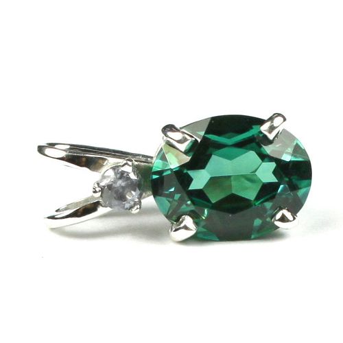 Russian Nanocrystal Emerald, 925 Sterling Silver Pendant, SP020
