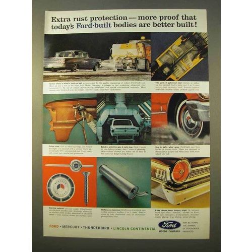 1963 Ford Motor Company Ad - Extra Rust Protection