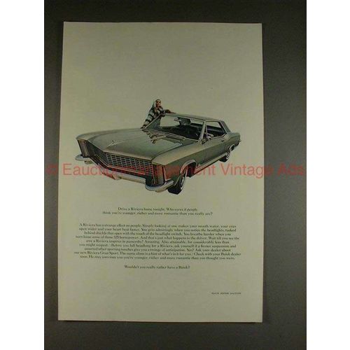 1965 Buick Riviera Ad - Drive a Riviera Home Tonight!