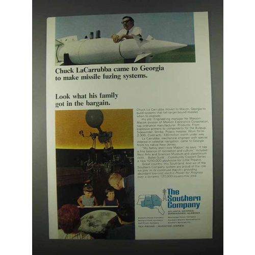 1967 The Southern Company Ad - Missile Fuzing Systems