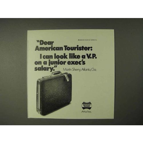 1975 American Tourister Attache Ad - Look Like a VP