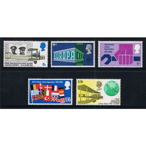 GB 1969 Anniversaries MNH