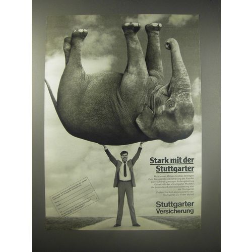 1990 Stuttgarter Versicherung Ad (in German) - Stark mit der Stuttgarter