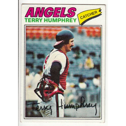 1977 Topps baseball card 369 Terry Humphrey - Angels