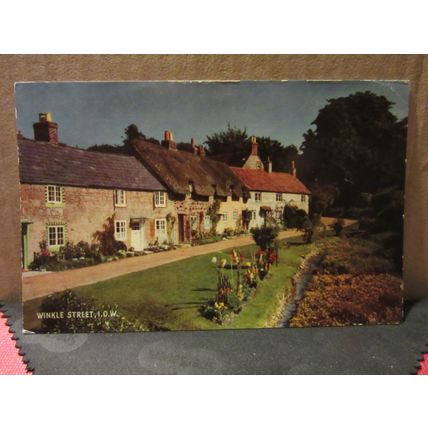 WINKLE STREET, CALBOURNE, ISLE OF WIGHT used postcard by J. Salmon 1961 pm =