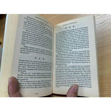 1994 "SEAL TEAM COMBAT MISSIONS: SEARCH & DESTROY" WAR FICTION PB BOOK (P2)