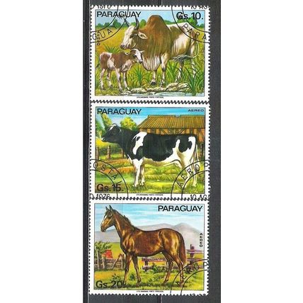 Paraguay N° PA 729/31 YVERT OBLITERE ( USED )
