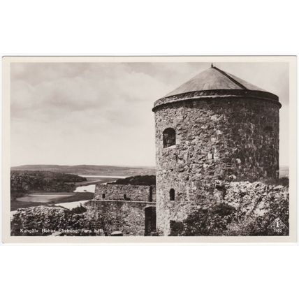 Postcard Kungalv, Sweden. Fars Hatt, Bohus Fortress. Unposted