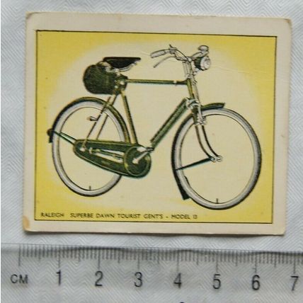 1957 Raleigh card 6 Supreme Dawn Tourist Model 13
