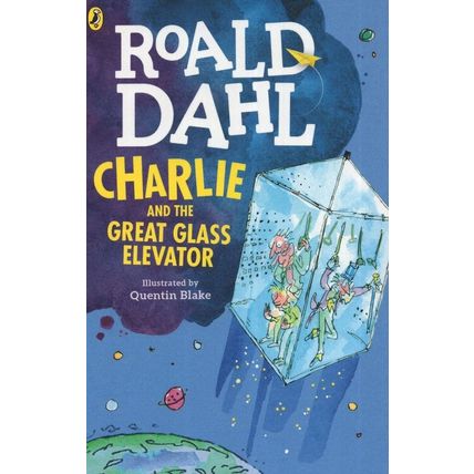 Roald Dahl Charlie & The Great Glass Elevator 2016 Book Postcard