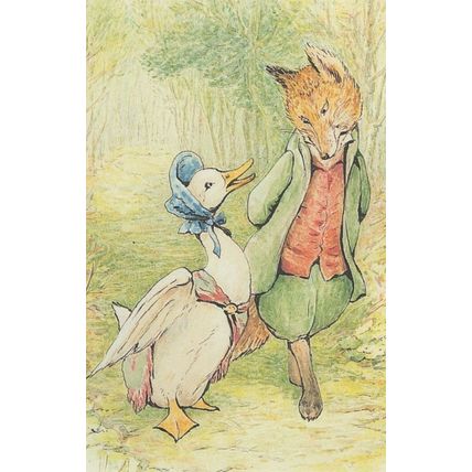 The Tale Of Jemima Puddle Duck 1908 Beatrix Potter Postcard