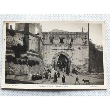 Tetuan, Morocco Postcard Sent To Miss WARD, Avondale St, Monks Rd Lincoln 1935