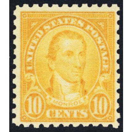 591, Mint FVF NH 10¢ Perf 10 Washington * Stuart Katz